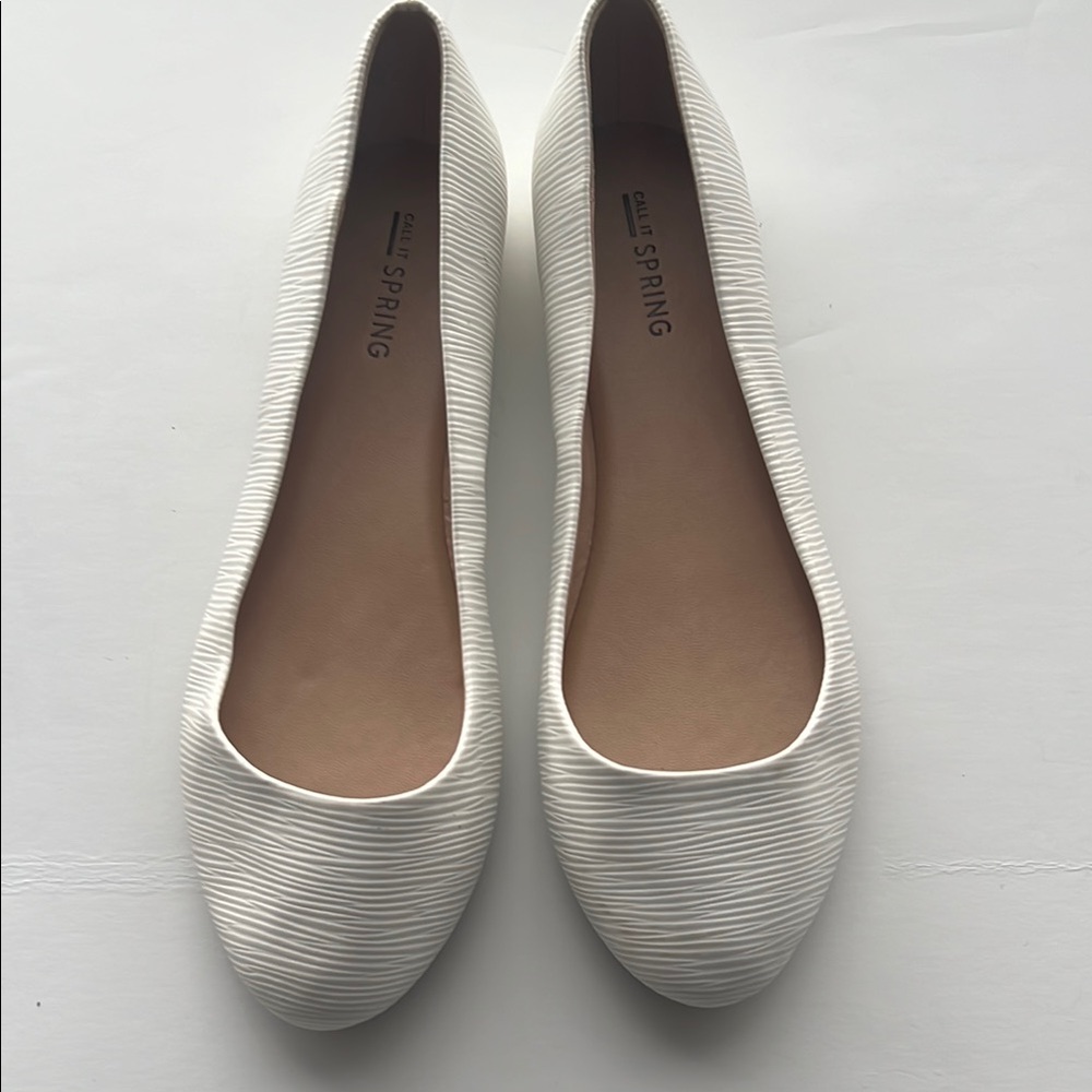 Call It Spring Women's‎ White Flats